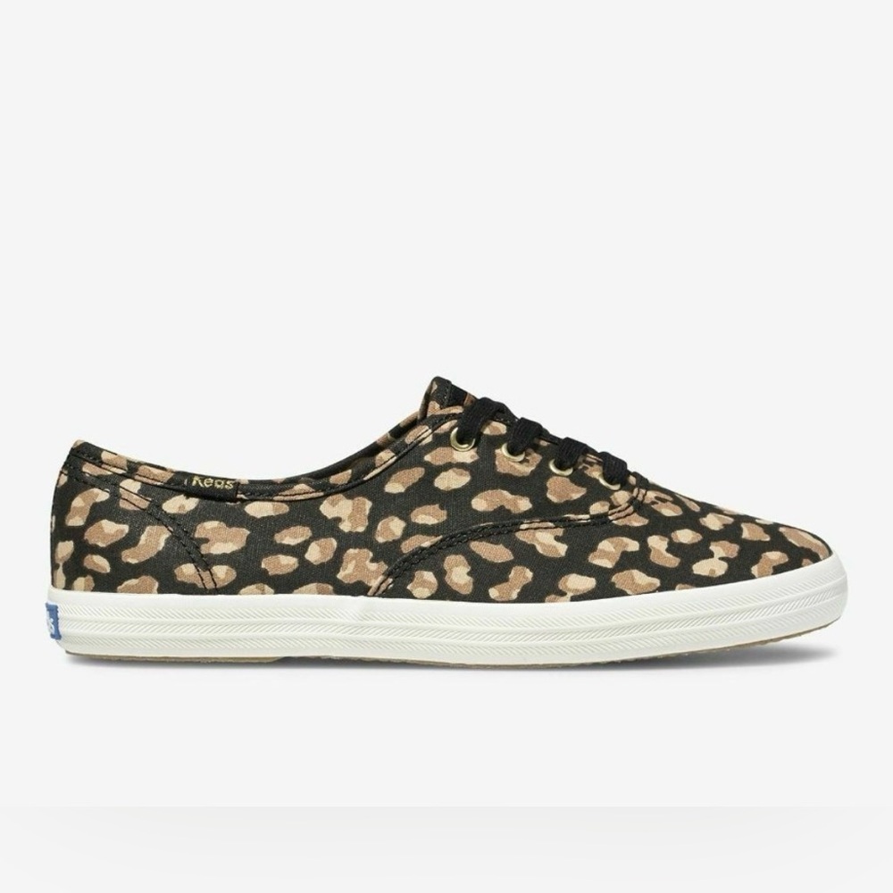 Keds Women's Sneakers - Black and Tan Leopard